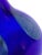 1970’s Harkness Hand Blown Cobalt Blue Glass Vase For Sale - Image 9 of 13