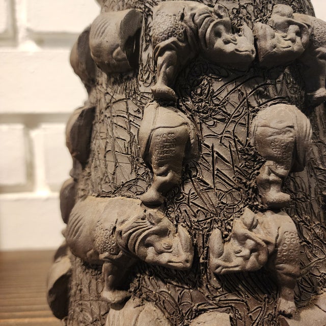 for the unique & unusual. Statement, artistic vase by Florida artist Leland Shaw (1940-2015). Add a touch of subtle...