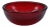 Midcentury Modern Ruby Red Murano Glass Bowl, 1970s For Sale