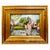 A pair of exquisite petite French hand-painted landscapes for your your gallery wall or shelving display. Executed in a...