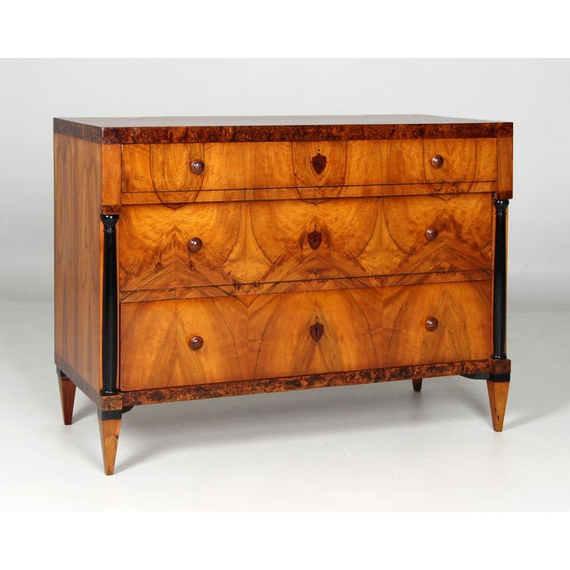 Biedermeier Chest of Drawers, 1820s For Sale - Image 6 of 14