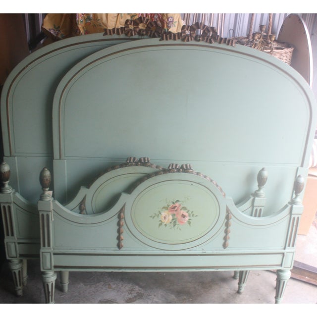 HandCarved French Twin Beds Pair Chairish