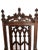 Two Gothic Reproduction Chairs. Walnut Wood