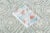 Sky Blue Contemporary Block Print Floral Natural Silk Runner by Rug & Kilim, India For Sale - Image 8 of 8
