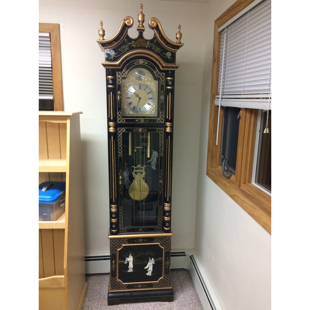 Vintage Chinese Grandfather Clock Chairish