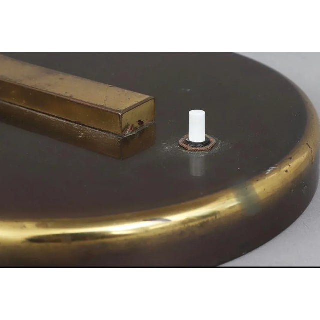 Bauhaus Vintage Golden President 6750 Table Lamp by Christian Dell for Kaiser Dell, 1950s For Sale - Image 3 of 7