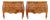 Early 20th Century Pair of Italian Rococo Style Parquetry Commodes For Sale