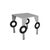 Festa Mobile Zelda Side Table in Powder-Coated Aluminum by Altreforme For Sale - Image 6 of 6