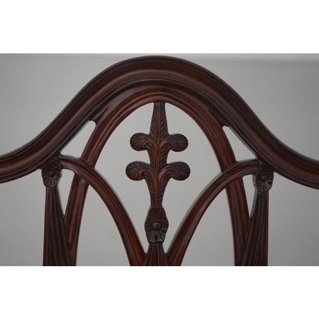 2000 - 2009 Federal Style Mahogany Armchair For Sale - Image 5 of 12