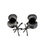 2000 - 2009 Brutalist Torch Cut Candlestick Holders With Blacksmith Makers Mark For Sale - Image 5 of 8