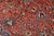Sarouk Rug 9’10” X 13’2” Red Wool Vintage Traditional Hand-Knotted Carpet For Sale - Image 11 of 15