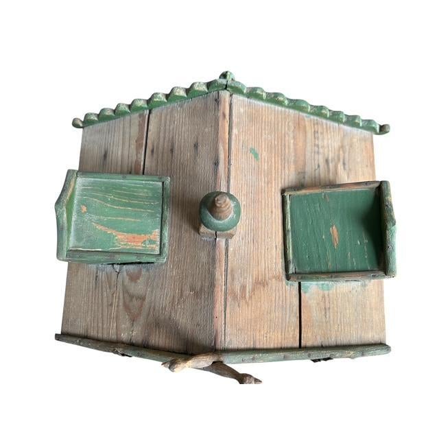 Farmhouse Folk Art Bird House Germany Antique For Sale - Image 3 of 9