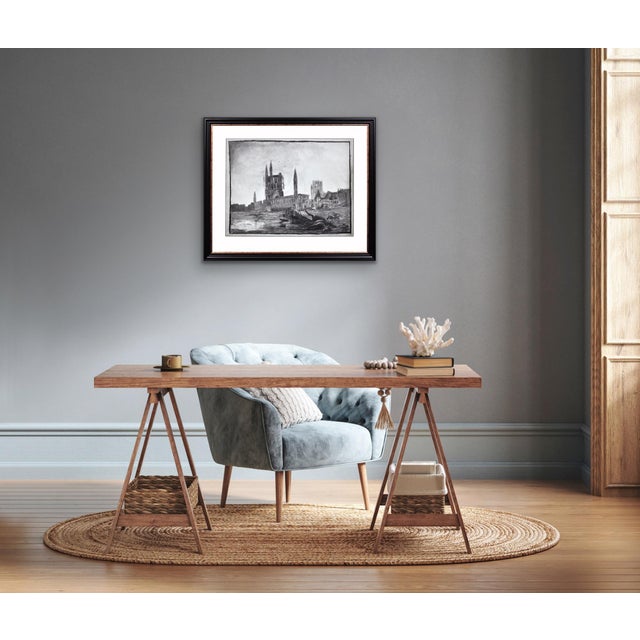 Leopold Halvoet, World War 1 Ww1 Trench Art, Belgian Soldier, Arras, France, 1915, Charcoal & Paper, Framed For Sale - Image 13 of 18