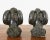 Pair of Neoclassical Style Jade Rams Head Pottery Sculptures For Sale - Image 11 of 13