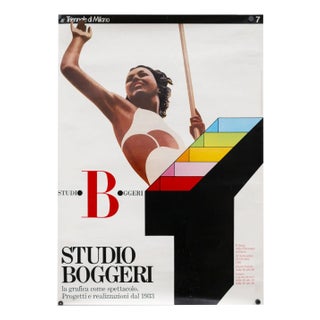 Studio Boggeri Exhibition Poster, Milan, 1981 For Sale