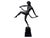 Vintage French Art Deco Bronze Lady Dancer Figurine, Large Antique, Pierre Faguays, 1920s For Sale - Image 9 of 18