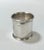Antique Sterling Silver Napkin Ring With Script Monogram For Sale - Image 4 of 8