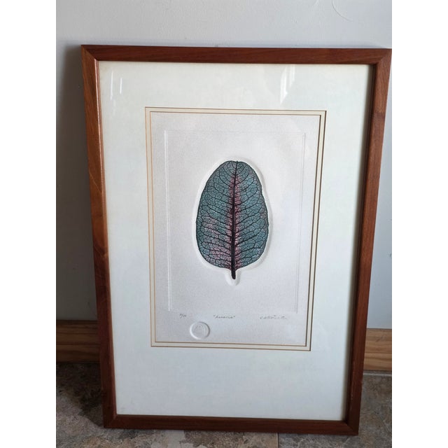 Modern Rimer Cardillo "Ambarina" Nature Engraving 54/150 For Sale - Image 3 of 14