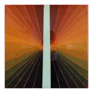 Wiggle Room 42 - Original Minimalist Abstract Acrylic and Resin Art on Wood Panel For Sale