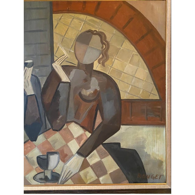 1940s Elizabeth Ronget Au Cafe 1940 For Sale - Image 5 of 6