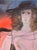 Dzemma Skulme, Lady in Red, 21st Century, Watercolor For Sale - Image 4 of 5