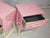 Pink Murano Glass and Brass Bedside Tables from Justfurnituress SRL, Set of 2 For Sale - Image 14 of 18