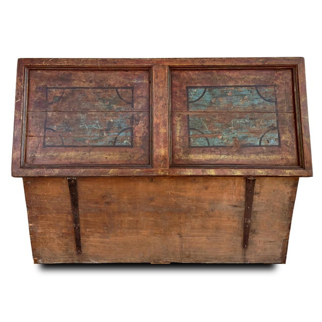 Alpine Painted Blanket Chest, 1801 For Sale - Image 15 of 18
