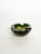 Thick, two-tone glass ashtray, France, 1960s. An elegant, thick, molded glass ashtray featuring a striking color gradient...