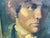 Impressionist 1970s Framed Portrait of Young Man Gentleman Signed Oil on Canvas For Sale - Image 3 of 6