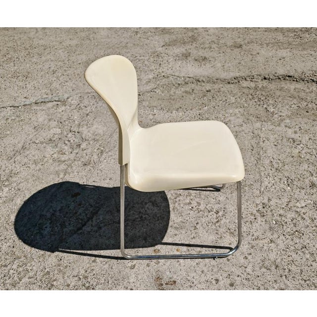 Space Age Stackable Swing Chairs by Gerd Lange, 1977, Set of 4 For Sale - Image 11 of 13