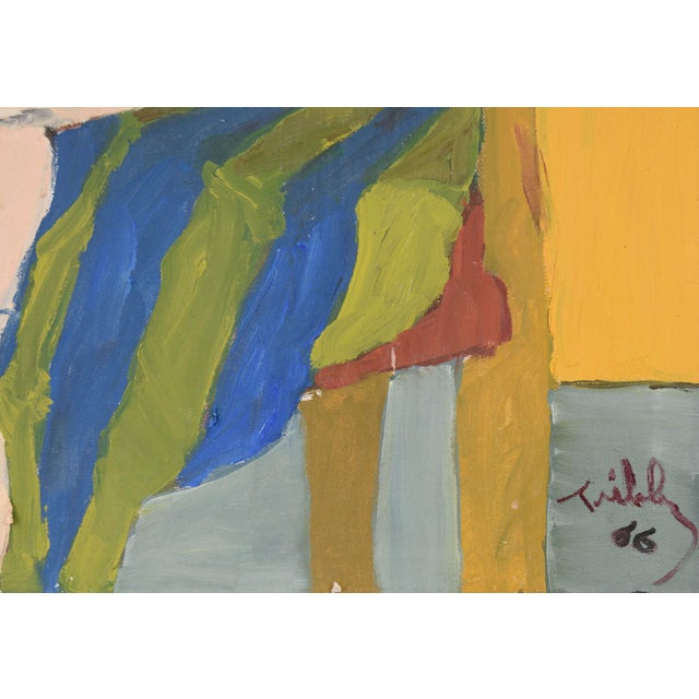 1960s Nude by the Window, San Francisco Bay Area Figurative Movement 1966 by Thomas L. Tribby For Sale - Image 5 of 7