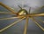 Large Shanghai Brass Chandelier attributed to Stilnovo, 1950s For Sale - Image 9 of 15
