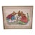 Mexican Art. Mexican Signed Framed Vibrant Wall Water Colour Print Decor For Sale