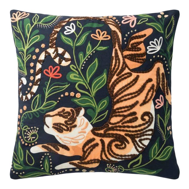 Down Filled Tiger Throw Pillow Chairish