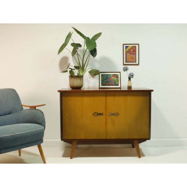1960s Mid-Century Sideboard in Beech and Spruce, Germany, 1960s For Sale - Image 5 of 14
