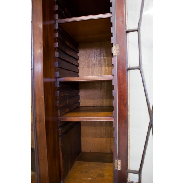 Brown Antique Georgian Mahogany Glazed Display Cabinet, 1810s For Sale - Image 8 of 12