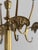 Metal Vintage Brass Coat Rack with Rotating Crown and Fluted Column, 1960s For Sale - Image 7 of 18