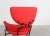 1970s PL19 or Tre Pezzi Lounge Chair in Red Fabric by Franco Albini for Poggi, 1970s For Sale - Image 5 of 9