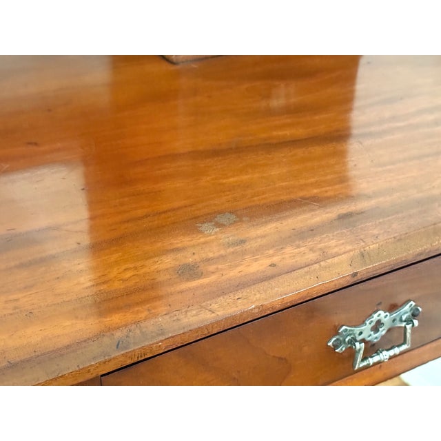 Antique American Vanity Dressing Table Desk With Mirror For Sale - Image 11 of 18