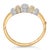 Contemporary 18K Gold 6.00 Cttw Diamond Graduating Dome Bangle Bracelet (G-H Color, VS2-SI1 Clarity) For Sale - Image 3 of 5