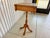 Victorian Birds Eye Maple Pedestal Sewing Table With Rope Twist For Sale In Charleston - Image 6 of 11