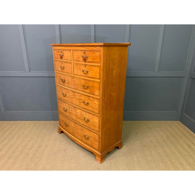 Inlaid Satinwood Tallboy, 1905 For Sale - Image 17 of 18