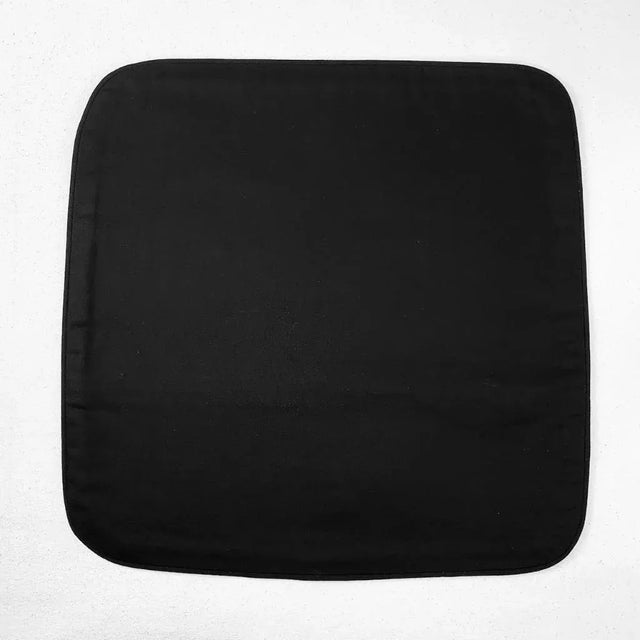 Modern P. Kaufmann Waverly Black Solid Cotton Pillow Covers- a Pair For Sale - Image 3 of 9