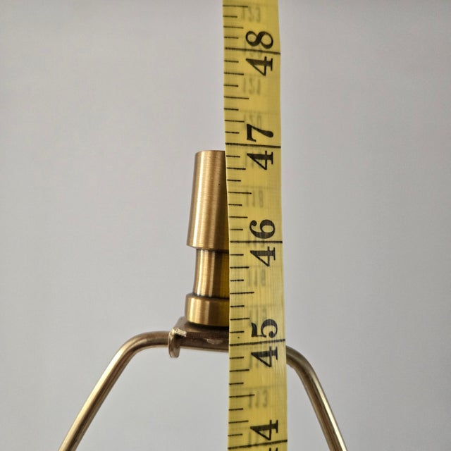 Restoration Hardware Large Brutalist Ribbon Buffet Statement Lamp 47"h X 9.5"w For Sale - Image 12 of 15