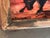 1980s Henry D. Ramirez Jr. Miniature Bull Oil Painting on Board, Framed For Sale - Image 4 of 7