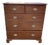Georgian Mahogany Two Over Three Five Drawer Chest For Sale