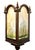 Arts & Crafts Torchiere W/ Hand Painted Art Glass For Sale - Image 4 of 8