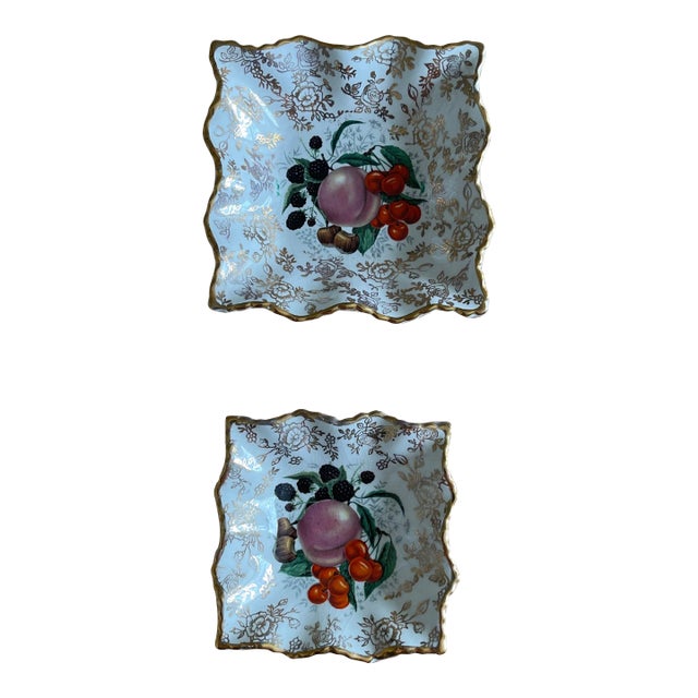 1960s Vintage James Kent Ltd. Candy Dishes - Set of 2 For Sale
