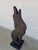 Mid Century Coyote Terracotta and Cement Statue For Sale - Image 4 of 11