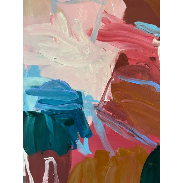 Abstract “Cherry Garcia” Original Painting by Hayley Morée For Sale - Image 3 of 5